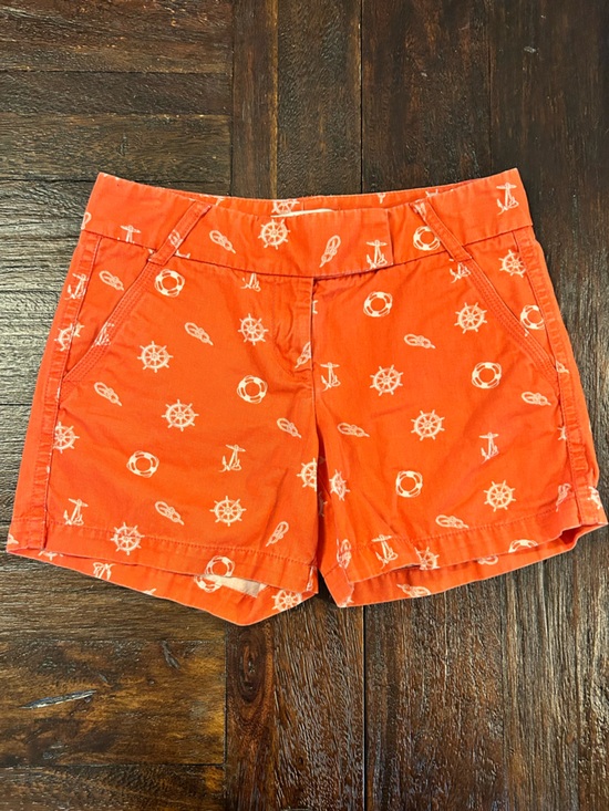 J. Crew Pants - J. Crew Orange Nautical-Print Shorts